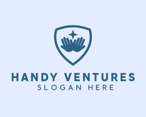 Star Hand Shield logo