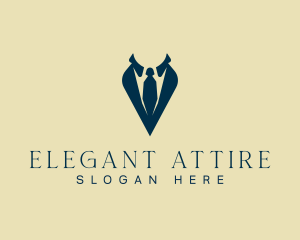 Professional Suit Necktie logo design