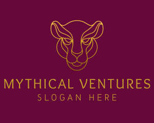 Elegant Wild Feline logo design