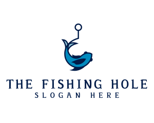 Blue Fish Hook logo