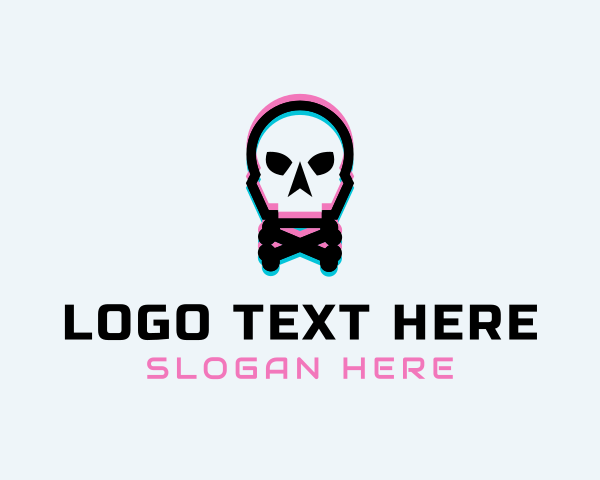 Skeleton logo example 3