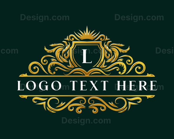 Luxury Floral Crest Logo