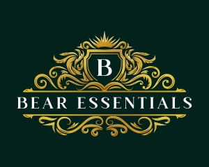 Luxury Floral Crest Logo