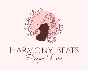 Lady Fashion Hairstylist Logo