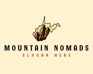 West Virginia Rock Mountain  logo design