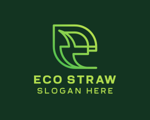 Eco Environmentalist Letter E logo design