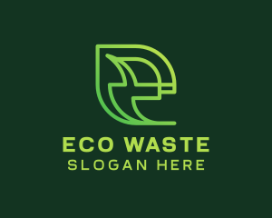 Eco Environmentalist Letter E logo design