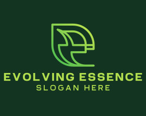 Eco Environmentalist Letter E logo design