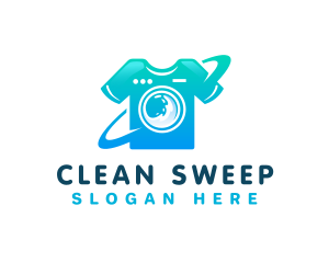 Shirt Washing Laundry logo