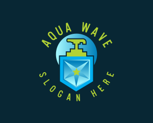 Star Shield Liquid Soap logo design