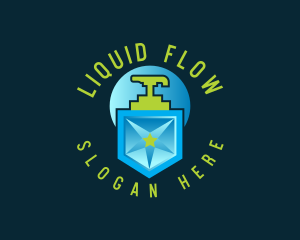 Star Shield Liquid Soap logo design