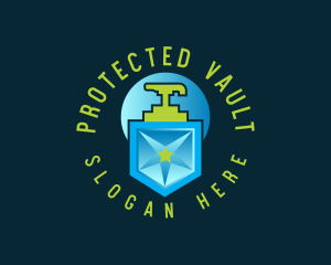 Star Shield Liquid Soap logo design