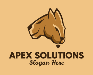 Australian Map Kangaroo logo design