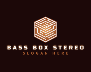 Digital Box Puzzle logo design