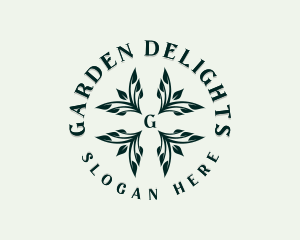 Sustainable Garden Leaves logo design