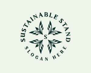 Sustainable Garden Leaves logo design