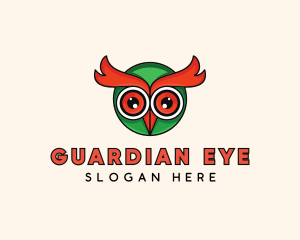 Bird Owl Animal logo design