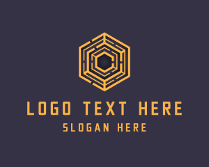 Hexagon Maze Pattern logo