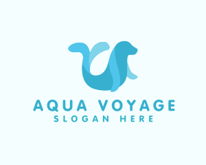 Arctic Seal Oceanarium logo design