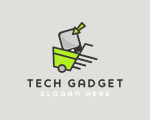 Computer Gadget Shopping logo design