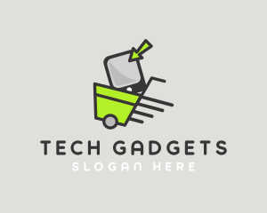 Computer Gadget Shopping logo design