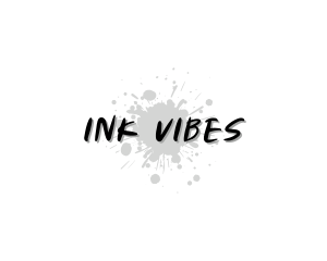 Grunge Ink Splatter logo