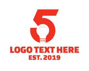 Light Bulb Number 5 logo