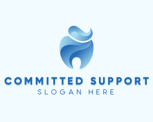 Toothpaste Dental Care logo design