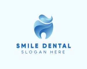 Toothpaste Dental Care logo design