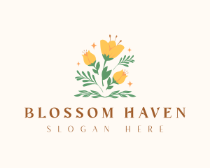 Elegant Flower Garden logo design