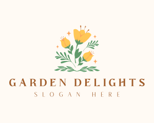 Elegant Flower Garden logo design