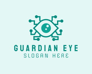 Tech Optical Eye logo design