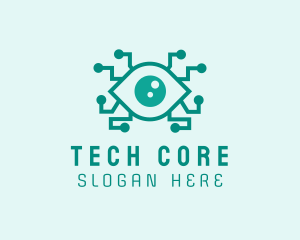 Tech Optical Eye logo design