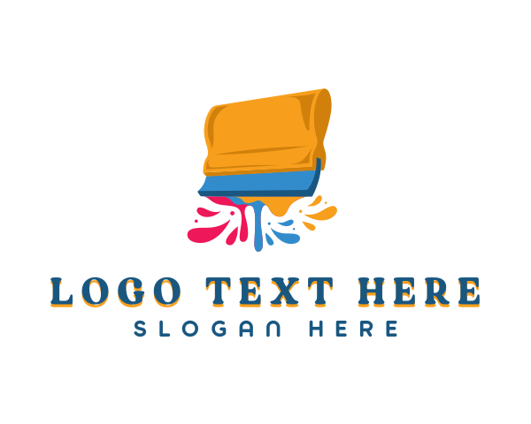 Silk Screen logo example 1