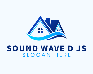 House Wave Realtor logo design