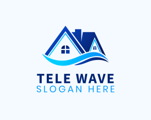 House Wave Realtor logo design