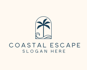 Palm Tree Beach Resort logo