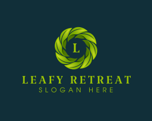 Leaf Wellness Nature logo design