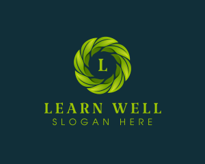 Leaf Wellness Nature logo design