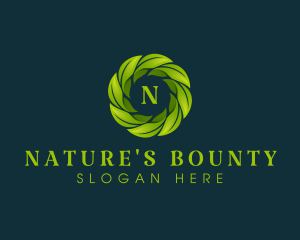 Leaf Wellness Nature logo design