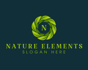 Leaf Wellness Nature logo design