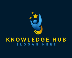 Human Leader Star Logo