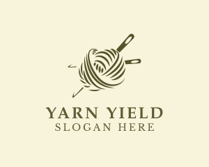 Handicraft Crochet Yarn logo design