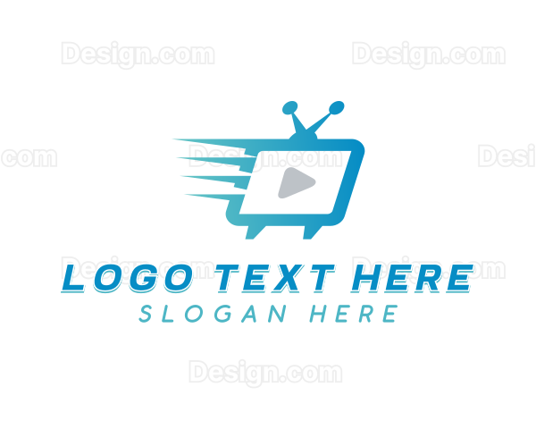 Fast Blue Media App Logo