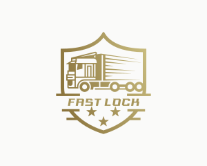 Fast Freight Delivery Vehicle logo design