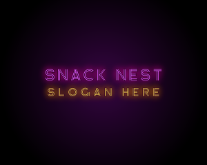 Neon Bar Club logo design