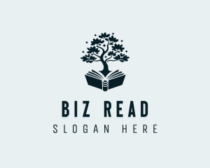 Learning Tree Book logo design