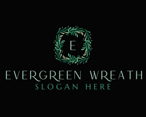 Plant Wreath Floral logo design