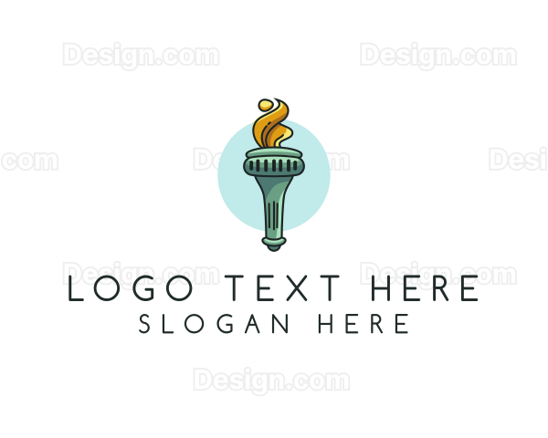 Statue Of Liberty Torch Logo