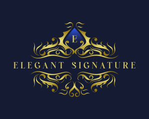 Luxury Ornament Florist logo design